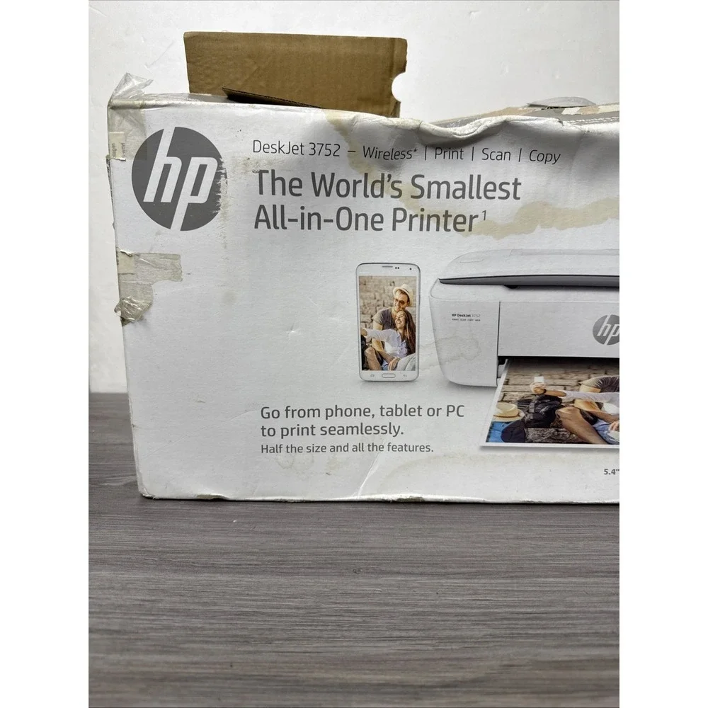 Brand New HP DeskJet 3752 All-in-One Printer, the smallest printer